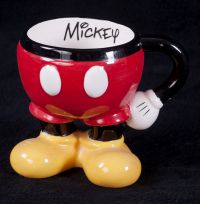 Disney Mickey Mouse Signature Pants 3D Sculpted Coffee Mug